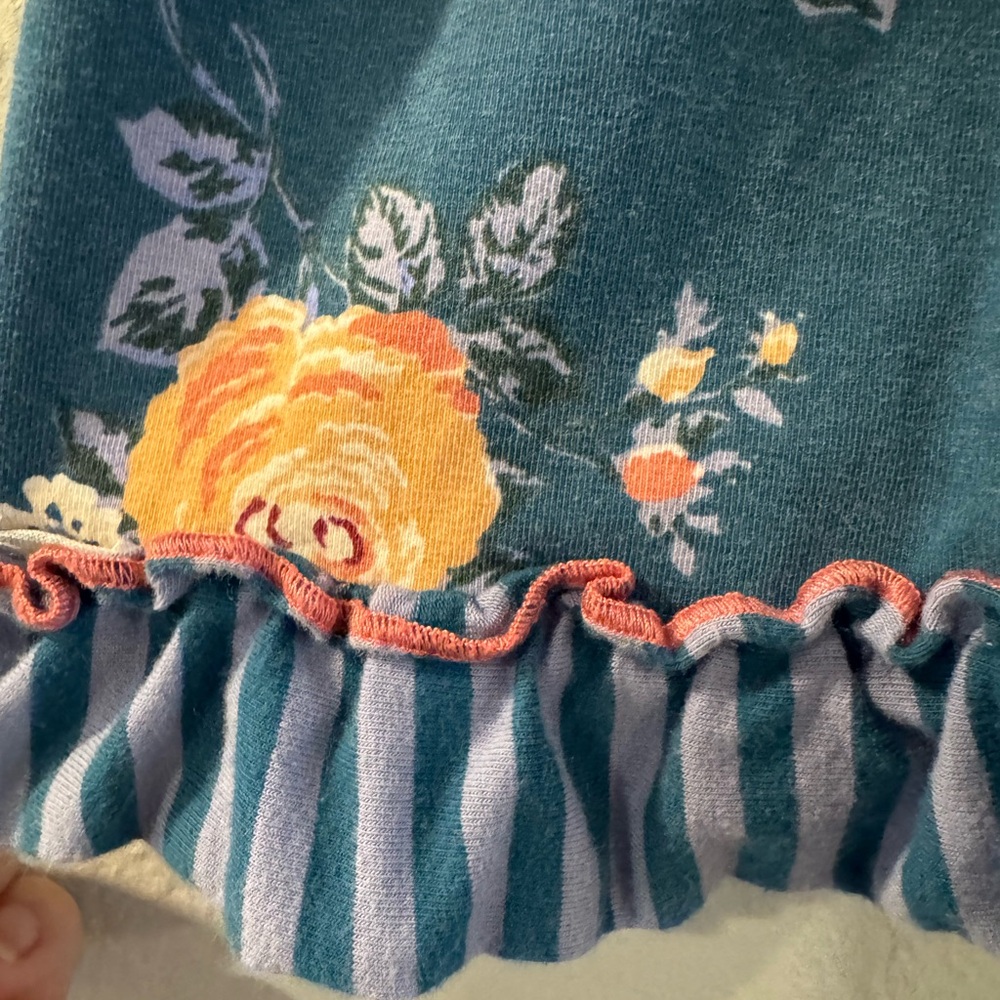 Matilda Jane Blue Floral Kids Dress sz 6 - Picture 7 of 9